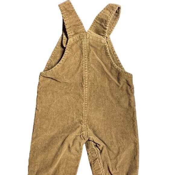 CARTER’S Cotton Corduroy Moose Embroidered Overalls - Picture 2 of 7